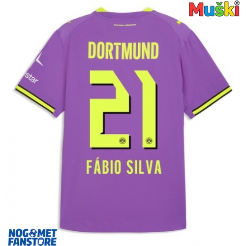 Borussia Dortmund Fabio Silva #21 Rezervni Dres 2026-27 Kratak Rukav